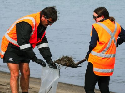 Report oil spills to the pollution hotline